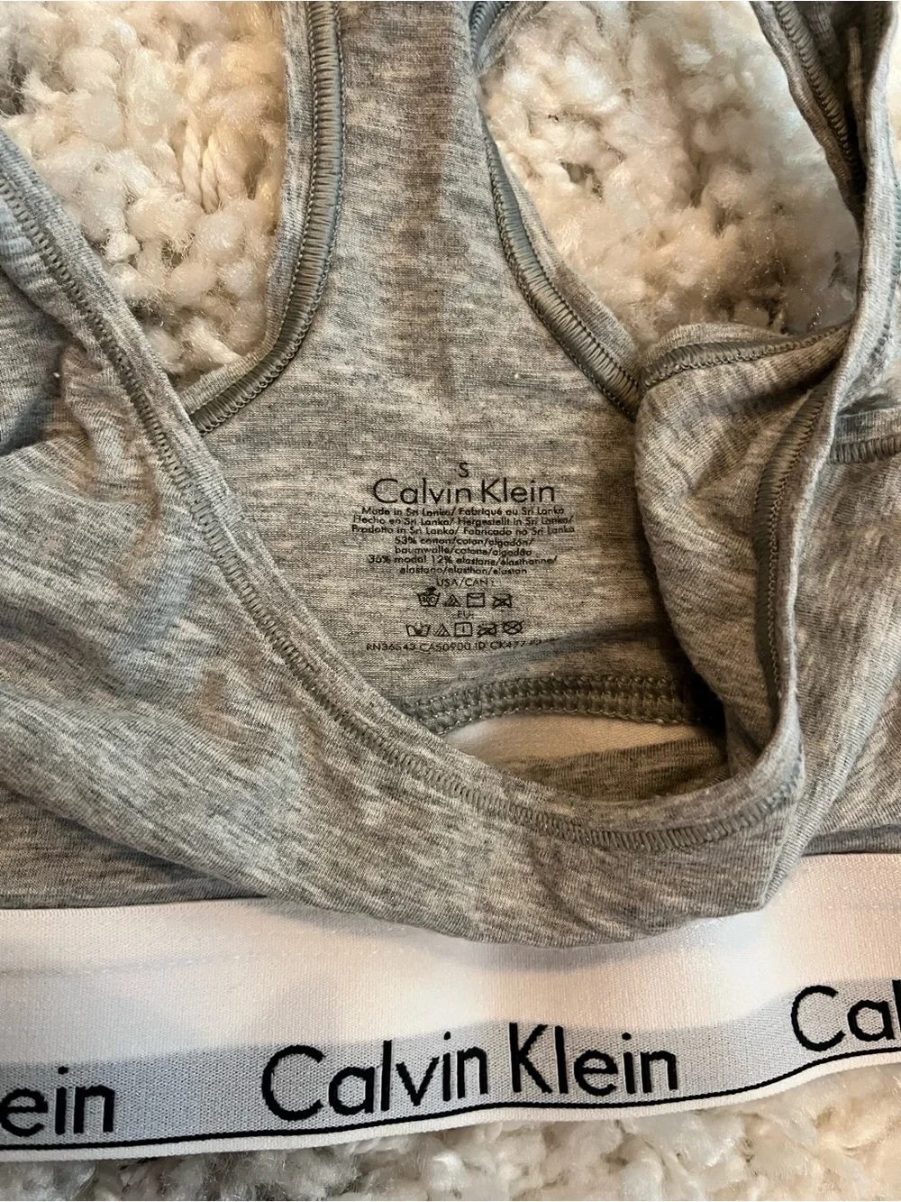 Calvin Klein Racerback Bralette Set in Black, Lavender, Pink, Gray